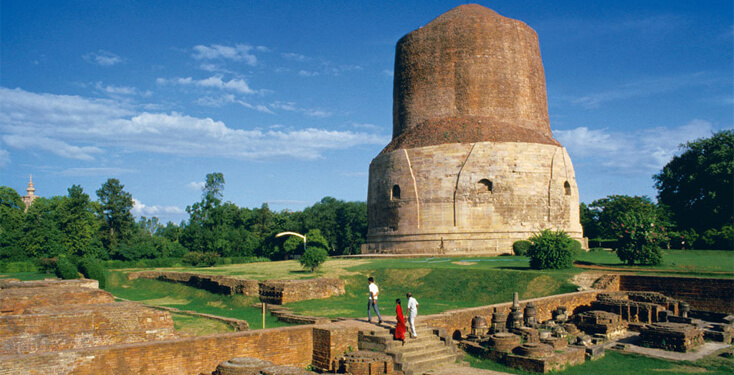 Visit the Dhamek Stupa - things to do in sarnath