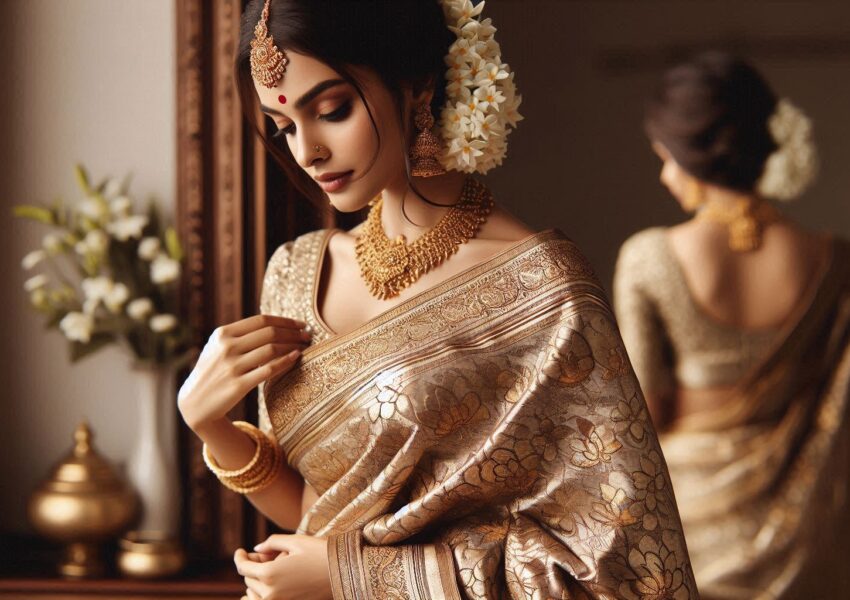 How To Style Banarasi Saree